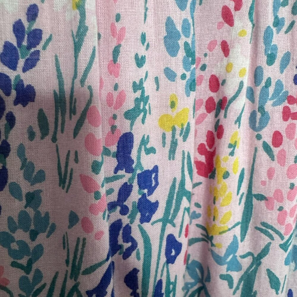 Banjanan Floral Maxi Dress Cotton S - Picture 5 of 10